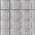 Stratford Ceiling Tiles as Both Inset and Edge Trim