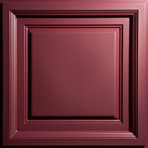 Westminster Coffered Ceiling Tile in Merlot