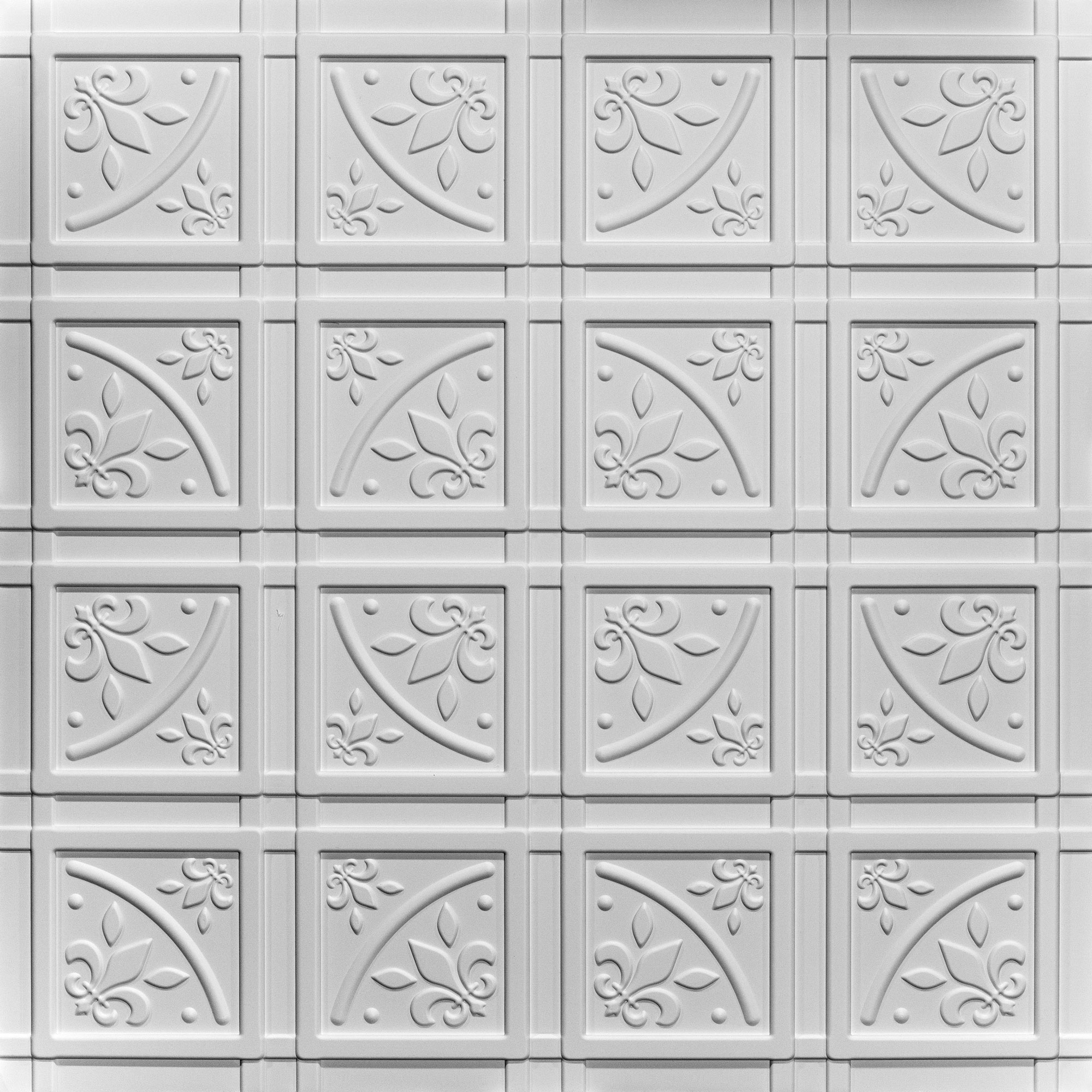Lafayette White Ceiling Tiles
