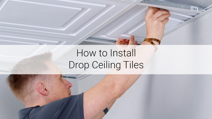 How to Install Drop Ceiling Tiles
