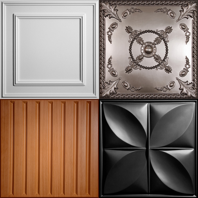 Ceilume Ceiling Tiles And Panels, Faux Wood Ceiling Panels Waterproof
